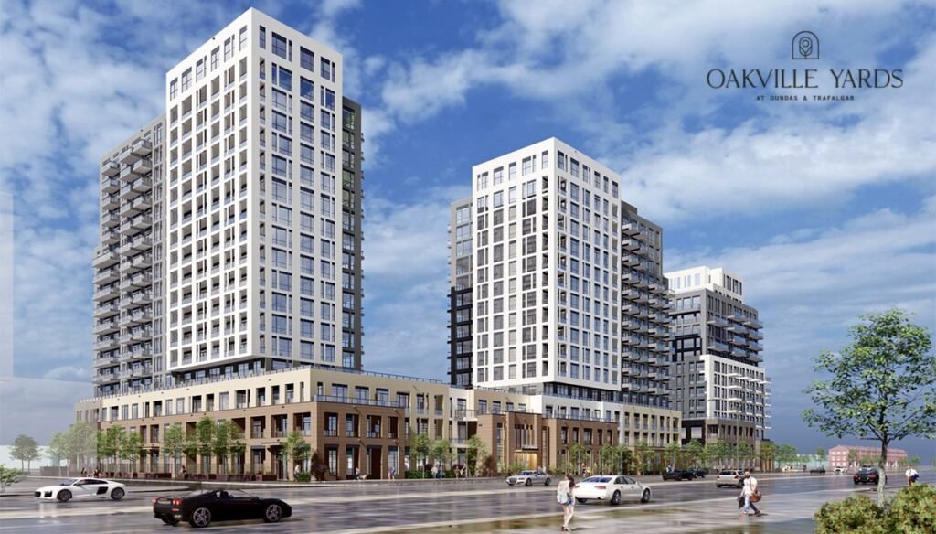 oakville yards condo located in oakville and developed by the daniels corporation and emshish developments